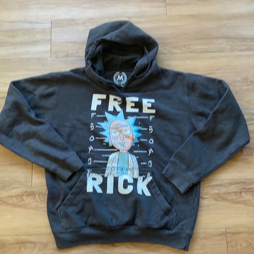 Free Rick Medium Hoodie by TeePublic